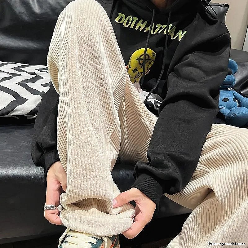 Casual Black casual pants Loose Black Streetwear for Streetwear Looks