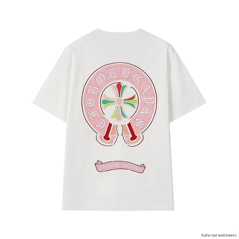 Chrome Hearts Cross Print Street Style Off-white T-Shirt