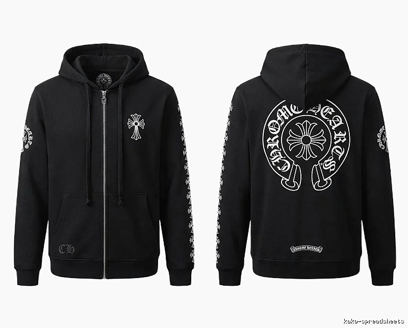 Chrome Hearts Cross Trendy Cool Black Sweatshirt
