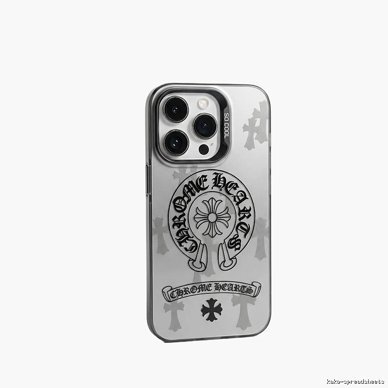 Chrome Hearts Dark Style iPhone Case