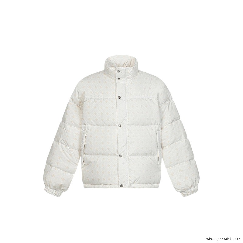Chrome Hearts Retro Style White Cotton Coat