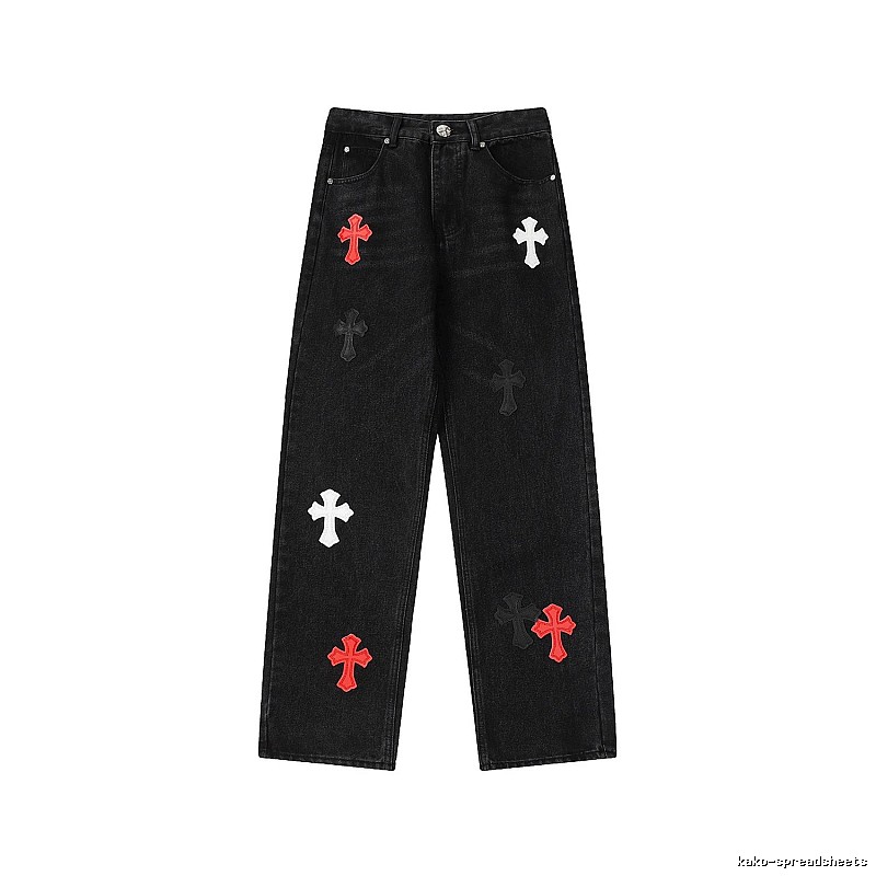 Chrome Hearts Urban Graphic jeans Light Denim Jeans with Casual Appeal