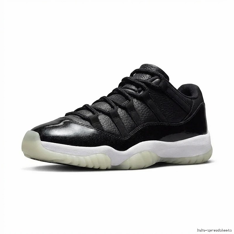 Classic black and white Air Jordan 11 sneakers
