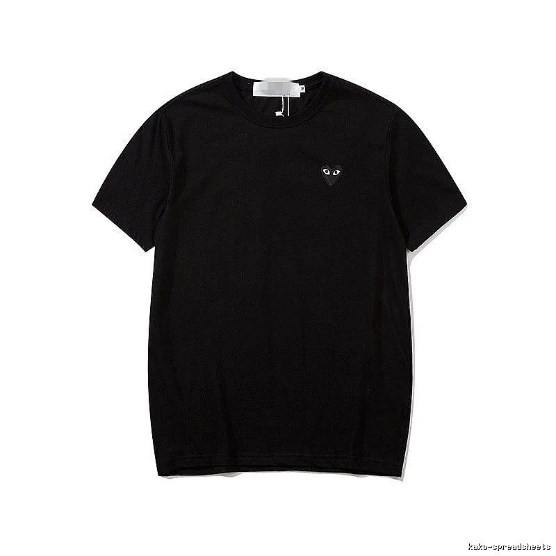 Comme des Garcons PLAY 2021-95 Black Style 2195 Heart Logo T-Shirt Everyday Rotation