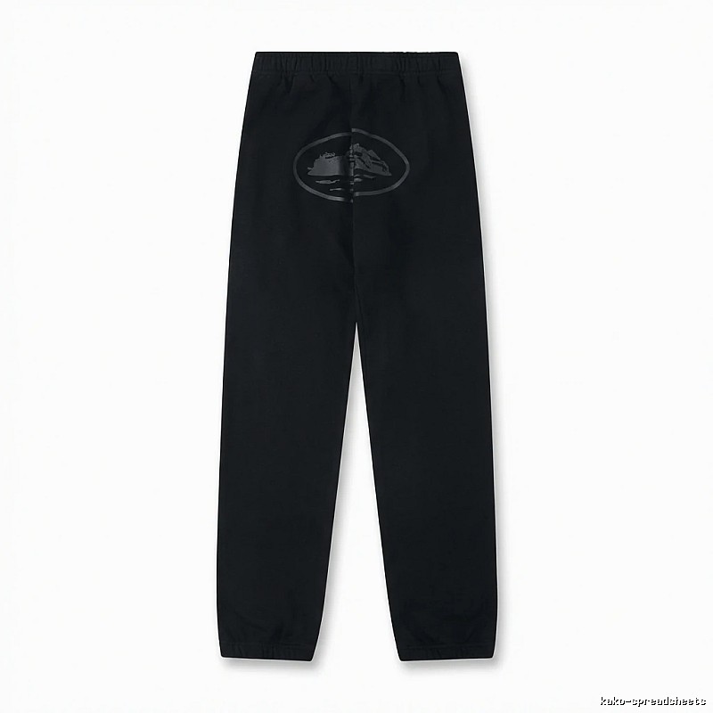Corteiz Printed Casual Black Pants