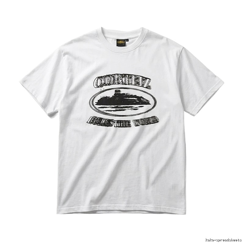 Corteiz retro-style white T-shirt