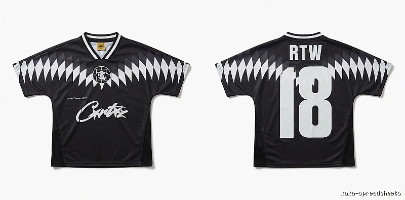 Corteiz RTW Series Black and White Wind Top