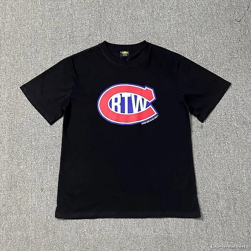 Corteiz Urban Logo T-shirt Black Corteiz with Statement Pattern