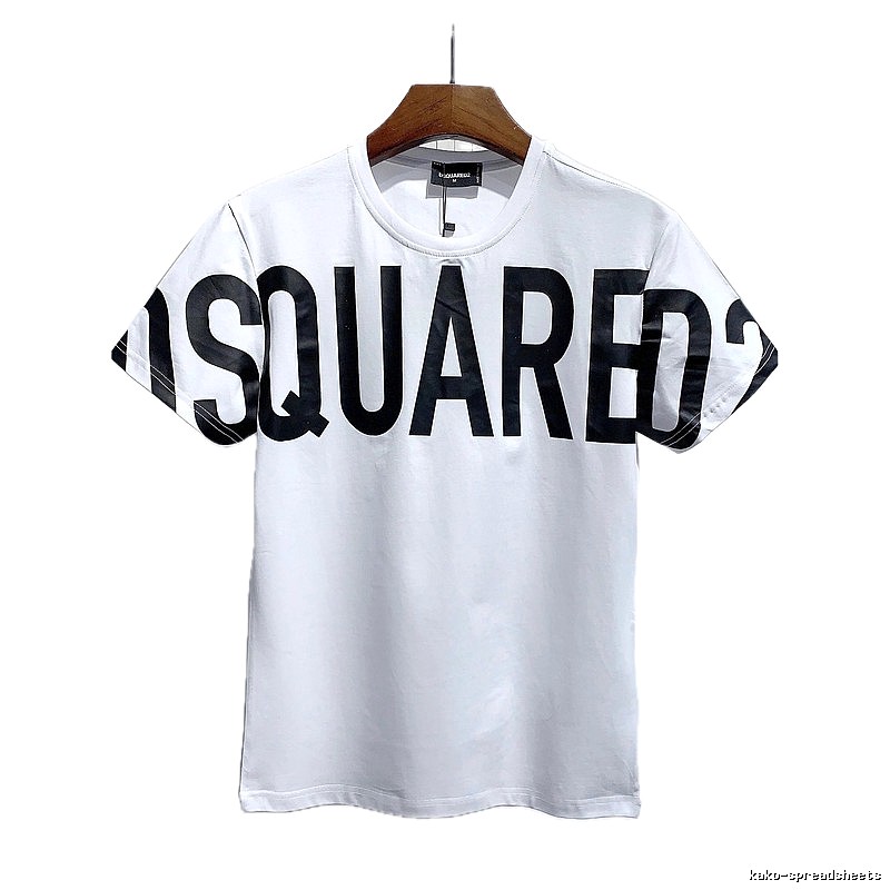 DSQUARED2 Lettering Street Style White T-shirt
