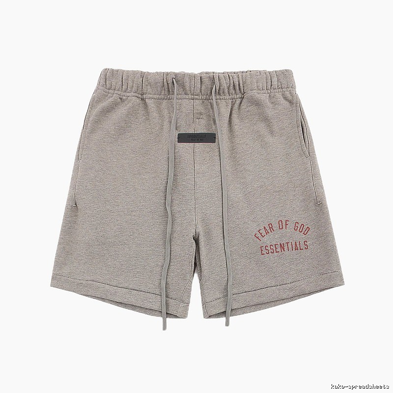 ESSENTIALS casual style grey shorts