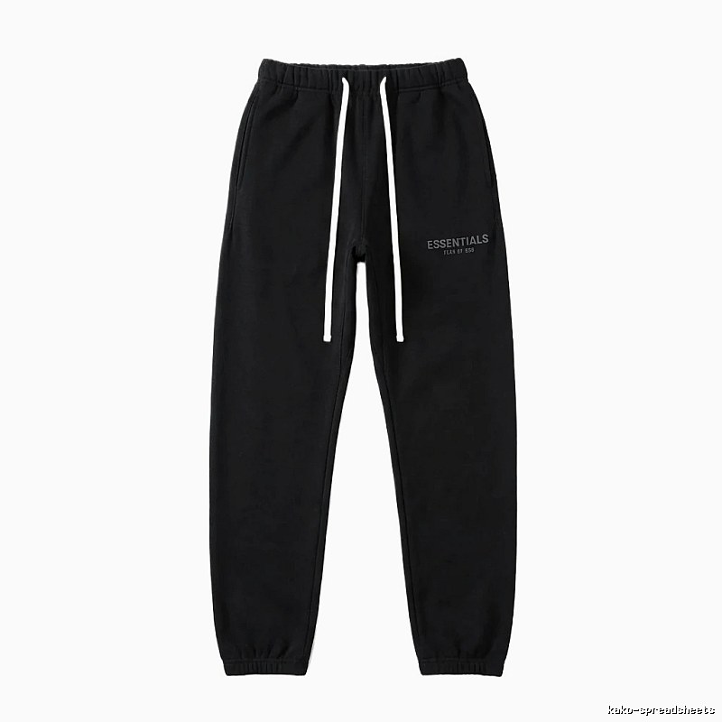 ESSENTIALS minimalist black sweatpants
