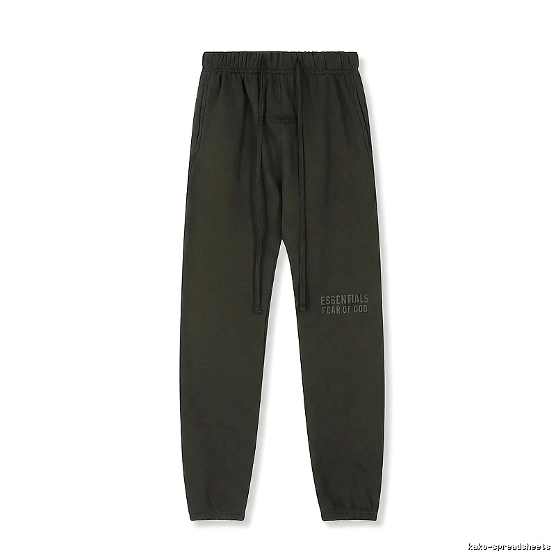ESSENTIALS minimalist style dark gray sweatpants