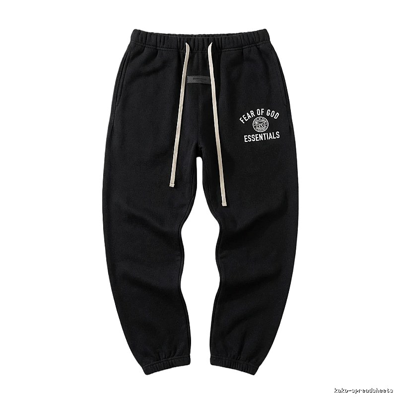 ESSENTIALS simple style black sweatpants