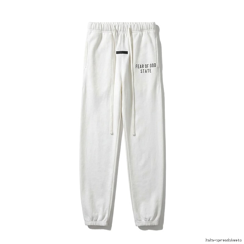 ESSENTIALS Simple Style White Sweatpants
