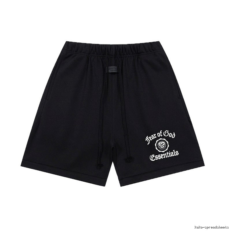 ESSENTIALS trendy brand black shorts