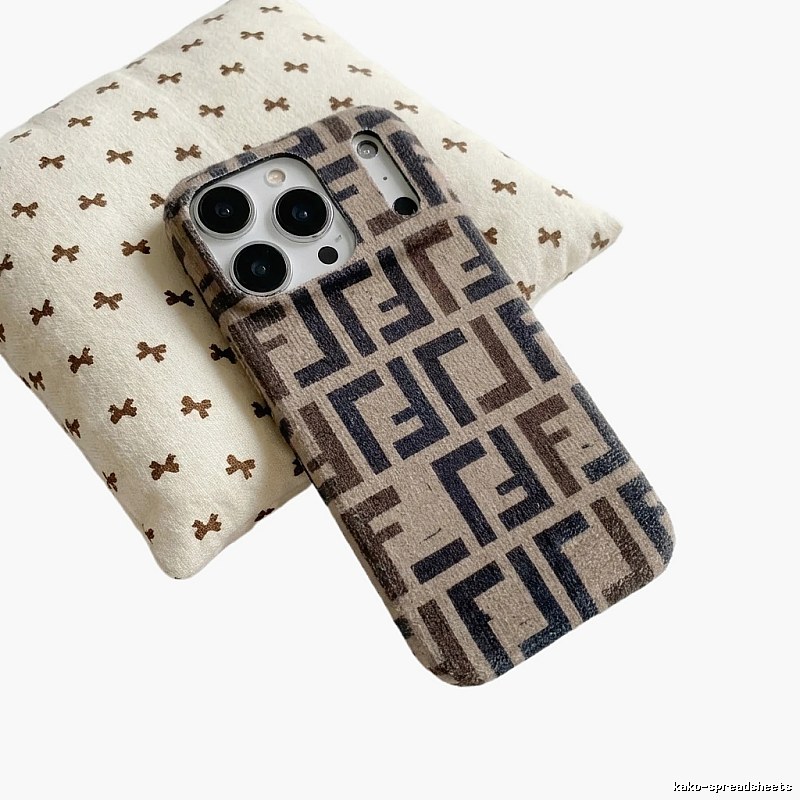 Fendi monogram retro-style iPhone case