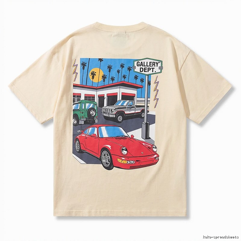 Gallery Dept Car Print Style T-shirt
