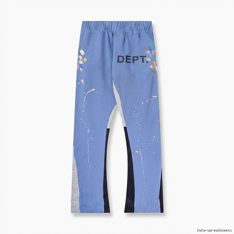 Gallery Dept Graffiti Style Blue Trousers
