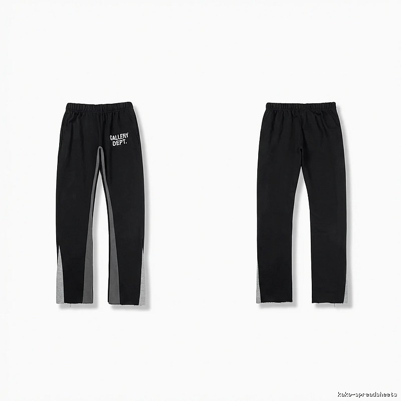 Gallery Dept. Patchwork Style Black Trousers