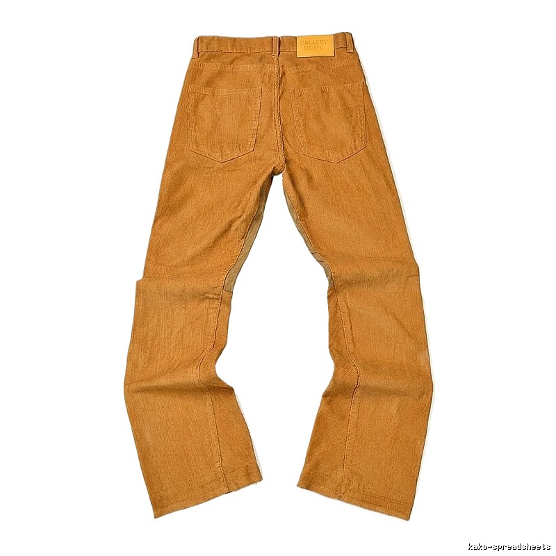 Gallery Dept Retro Brown-Yellow Long Trousers
