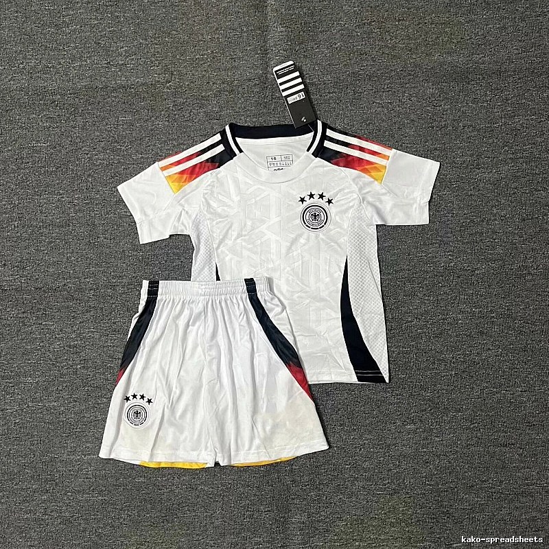 Germany Classic Soccer jersey set White Germany Football for Daily Styling