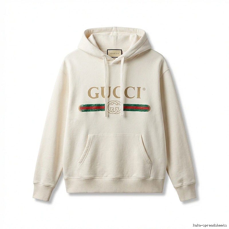 Gucci classic retro style white sweatshirt