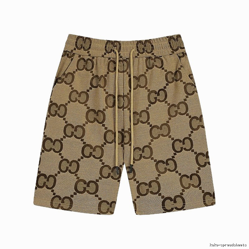 Gucci Double G Brown Retro Shorts