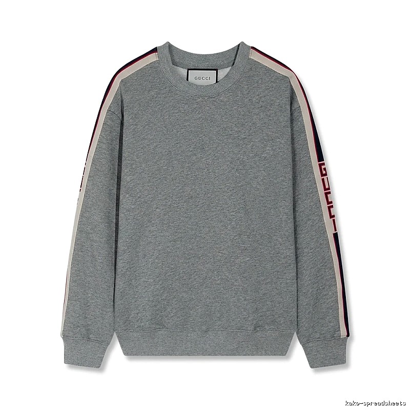 Gucci retro-style grey sweatshirt