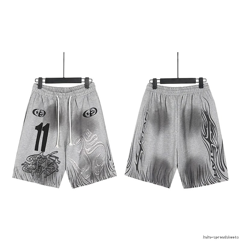 Hellstar dark style gray shorts