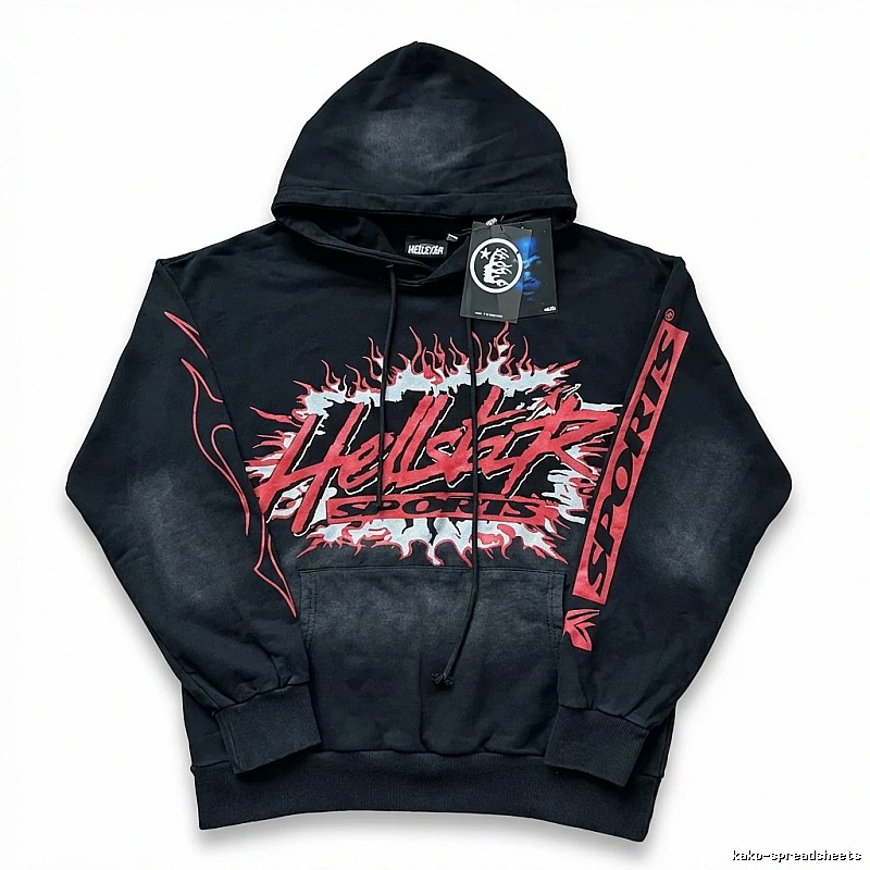 Hellstar sporty black hoodie