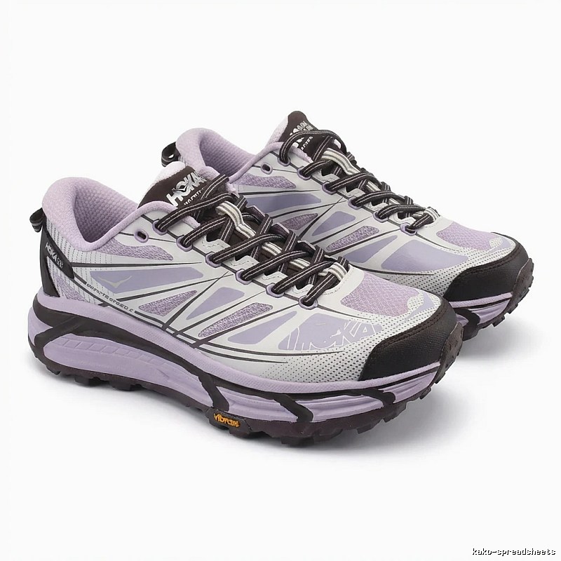 HOKA Trail Running Shoes in Grey-Purple