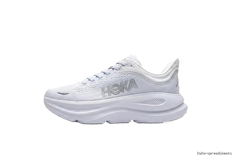 HOKA trendy brand white sports shoes