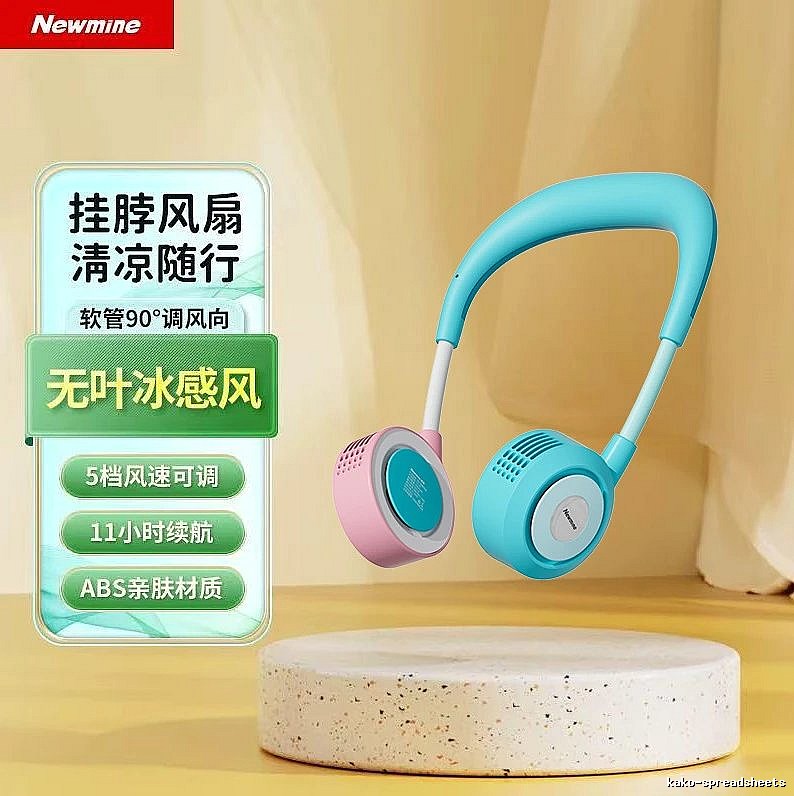 Honeywell Compact Kids Neck Fan For Travel Cooling Deep Sea Fish Print