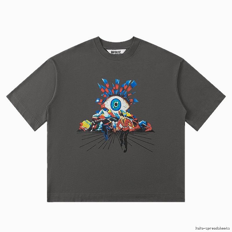 House of Errors Grotesque Style Gray T-shirt