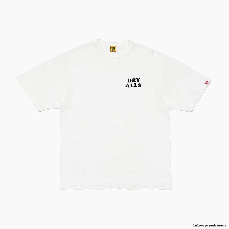 HUMAN MADE EDRYALLS Japanese Streetwear White Short Sleeve T-Shirt
