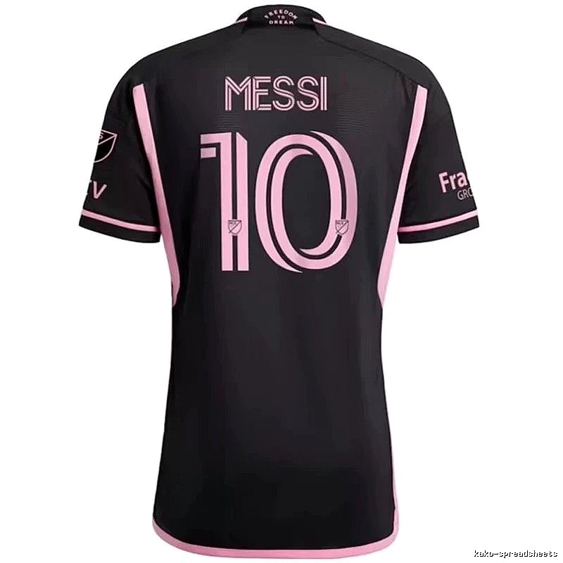 Inter Miami Travel Messi #10 soccer jersey Pink Inter Miami with Modern Look
