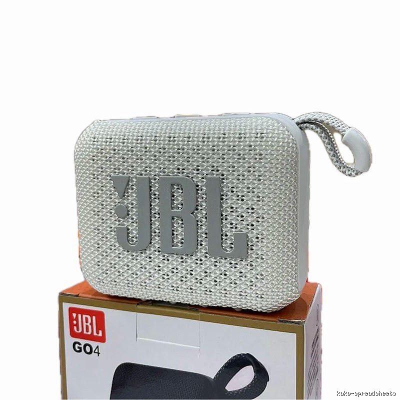 JBL Go 4 Portable Speaker in Silver