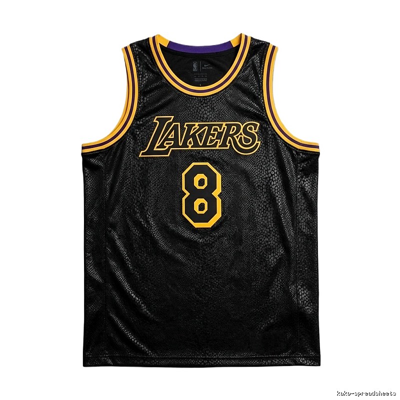 Kobe Lakers No. 8 black vest