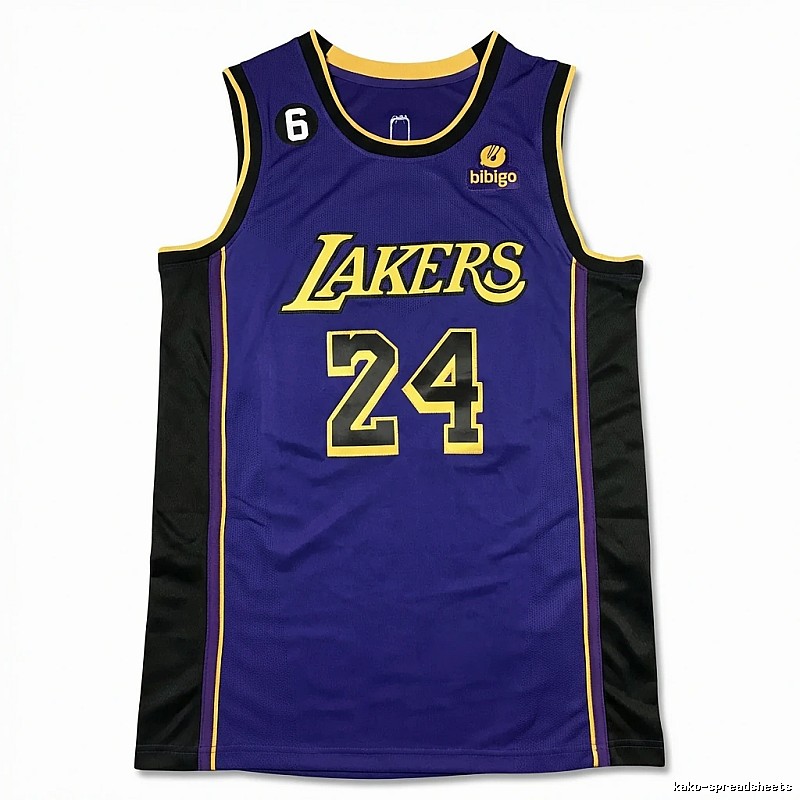 Kobe Lakers retro-style jerseys