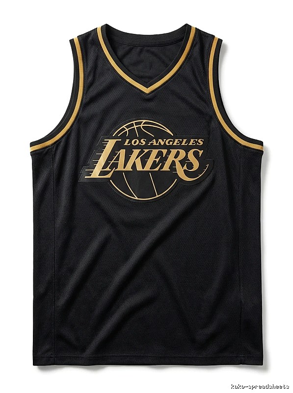 LBJ Lakers retro black jersey