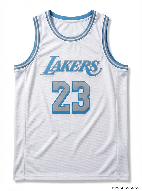 LBJ Lakers retro white jersey