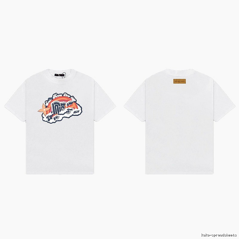 Louis Vuitton Printed Collection American Vintage White T-Shirt