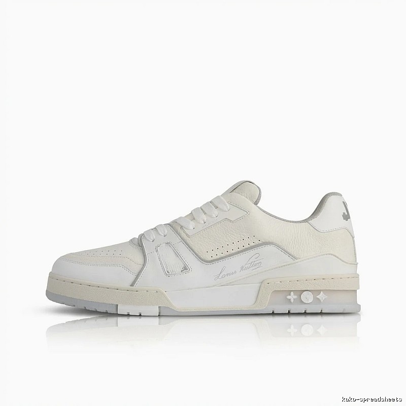 Louis Vuitton white trendy sports shoes