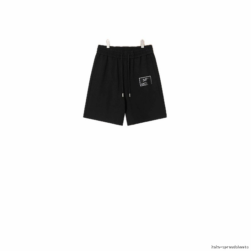 LV casual style black shorts