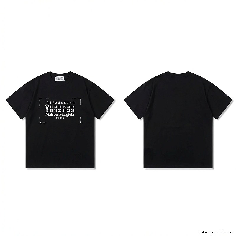 Maison Margiela Digital Style Black T-shirt