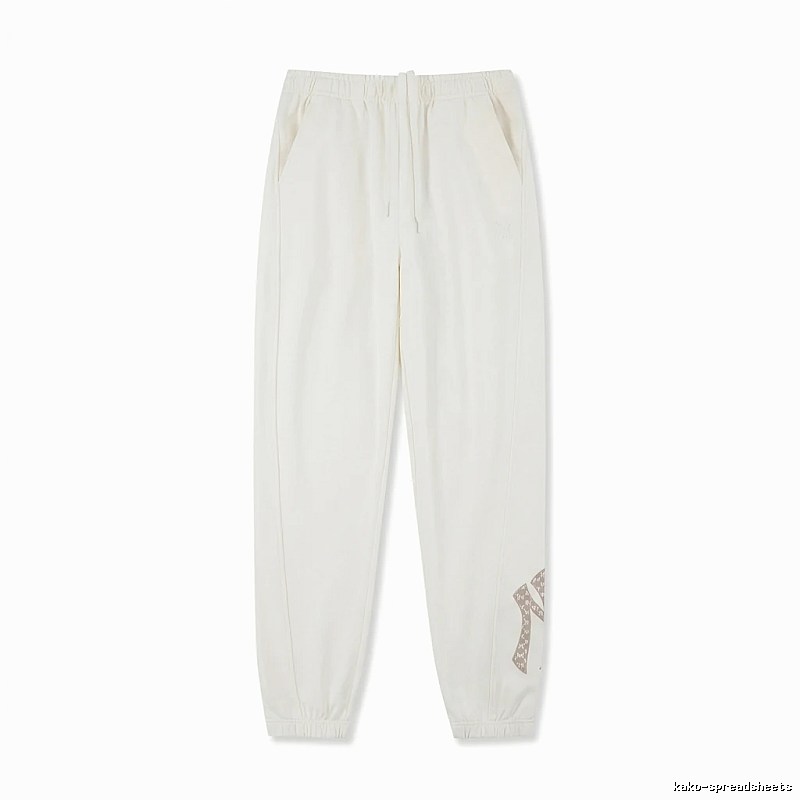 MLB casual style white sweatpants