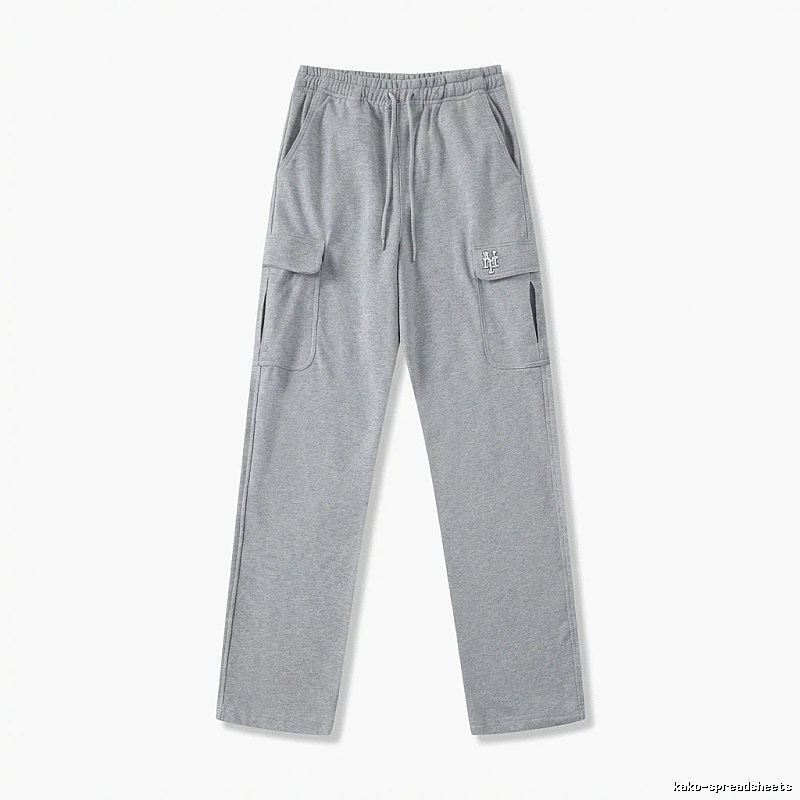 MLB utility-style grey long trousers