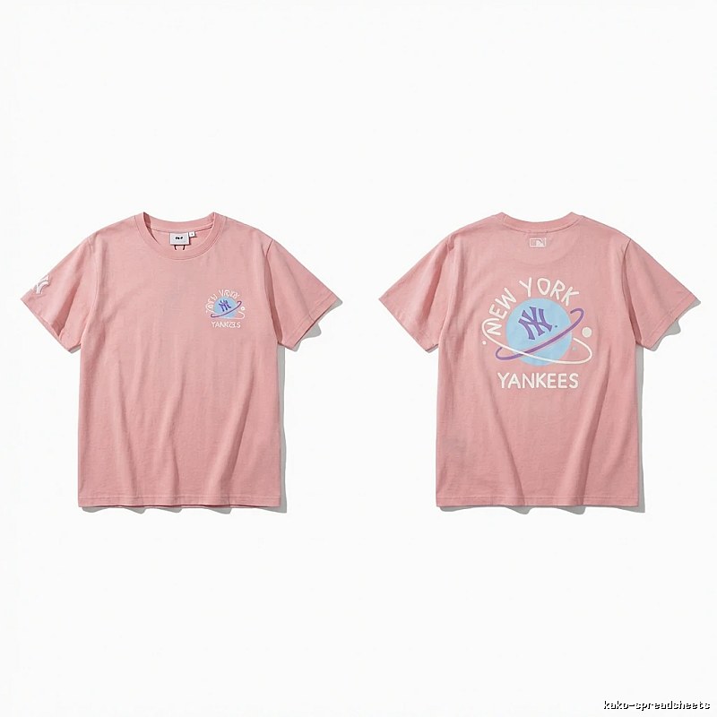MLB Yankees pink T-shirts