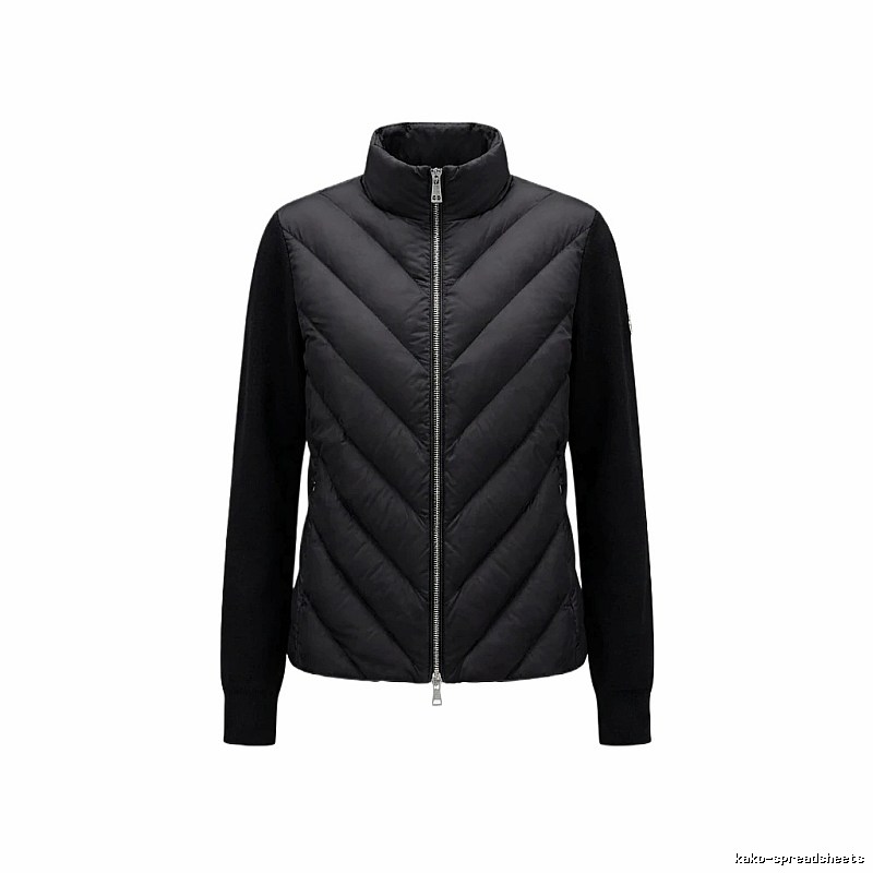 Moncler black casual style down jacket