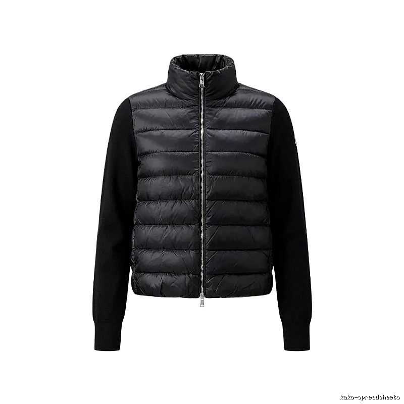 Moncler black fashionable down jacket